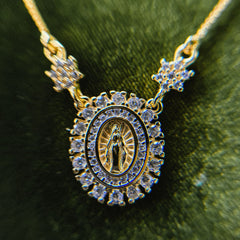 COLAR MEDALHA N.S. DAS GRAÇAS CLASSIC