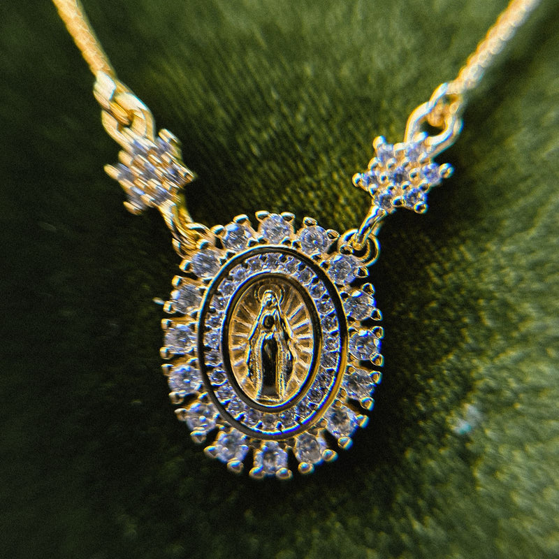 COLAR MEDALHA N.S. DAS GRAÇAS CLASSIC