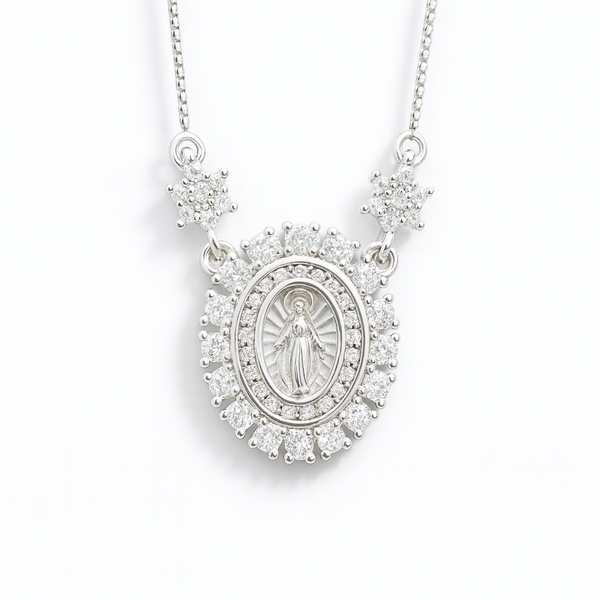 COLAR MEDALHA N.S. DAS GRAÇAS CLASSIC