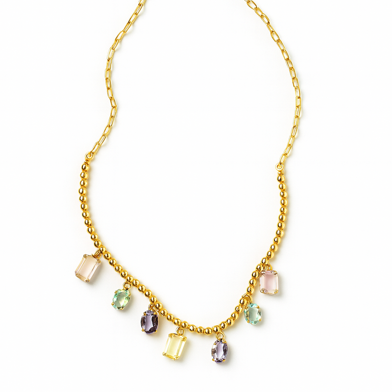 COLAR RAINBOW CHARMS