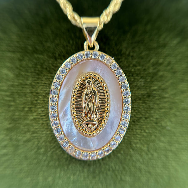 COLAR N.S. GUADALUPE MADRE PÉROLA