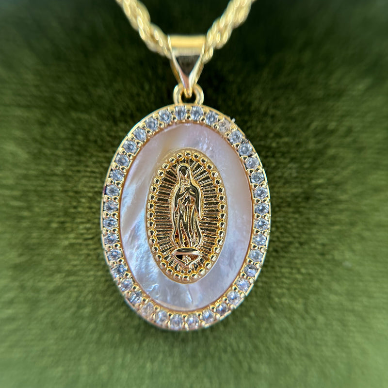 COLAR N.S. GUADALUPE MADRE PÉROLA