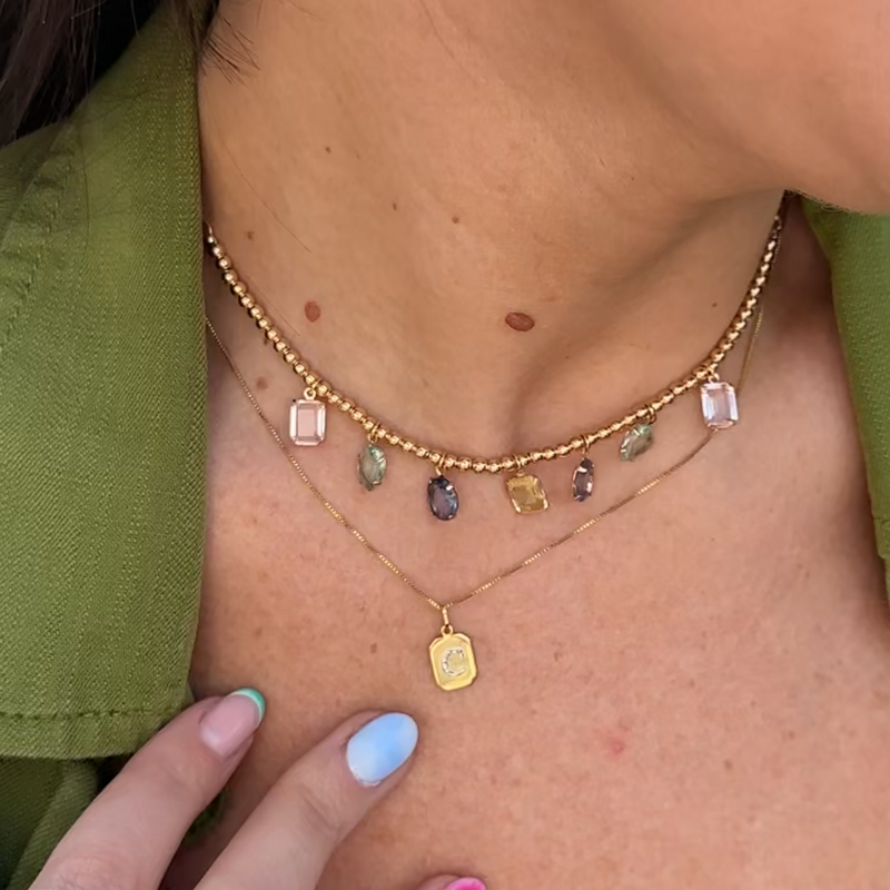 COLAR RAINBOW CHARMS