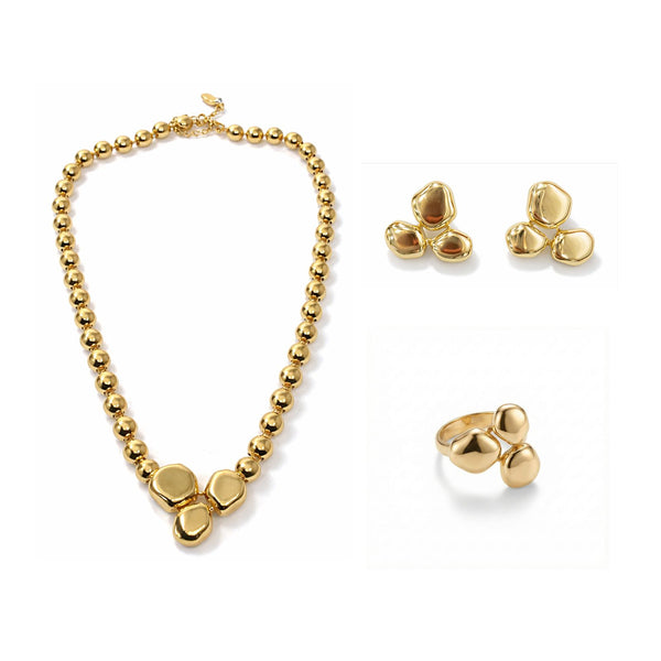 KIT Coleção VITTA- Anel, Brinco e Colar