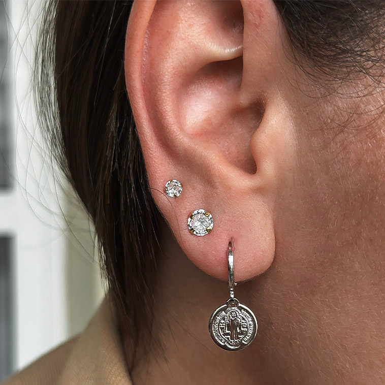 ARGOLA MEDALHA SÃO BENTO