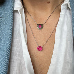 COLAR PONTO DE LUZ PINK